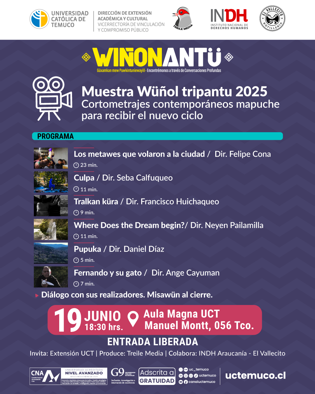 Afiche cortos mapcuhe