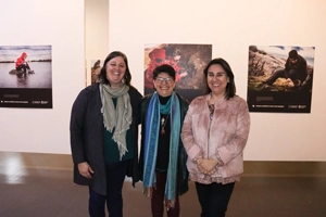 Imagen de la inauguración de la Exposición “CIENCIA ANTÁRTICA HECHA POR MUJERES”
